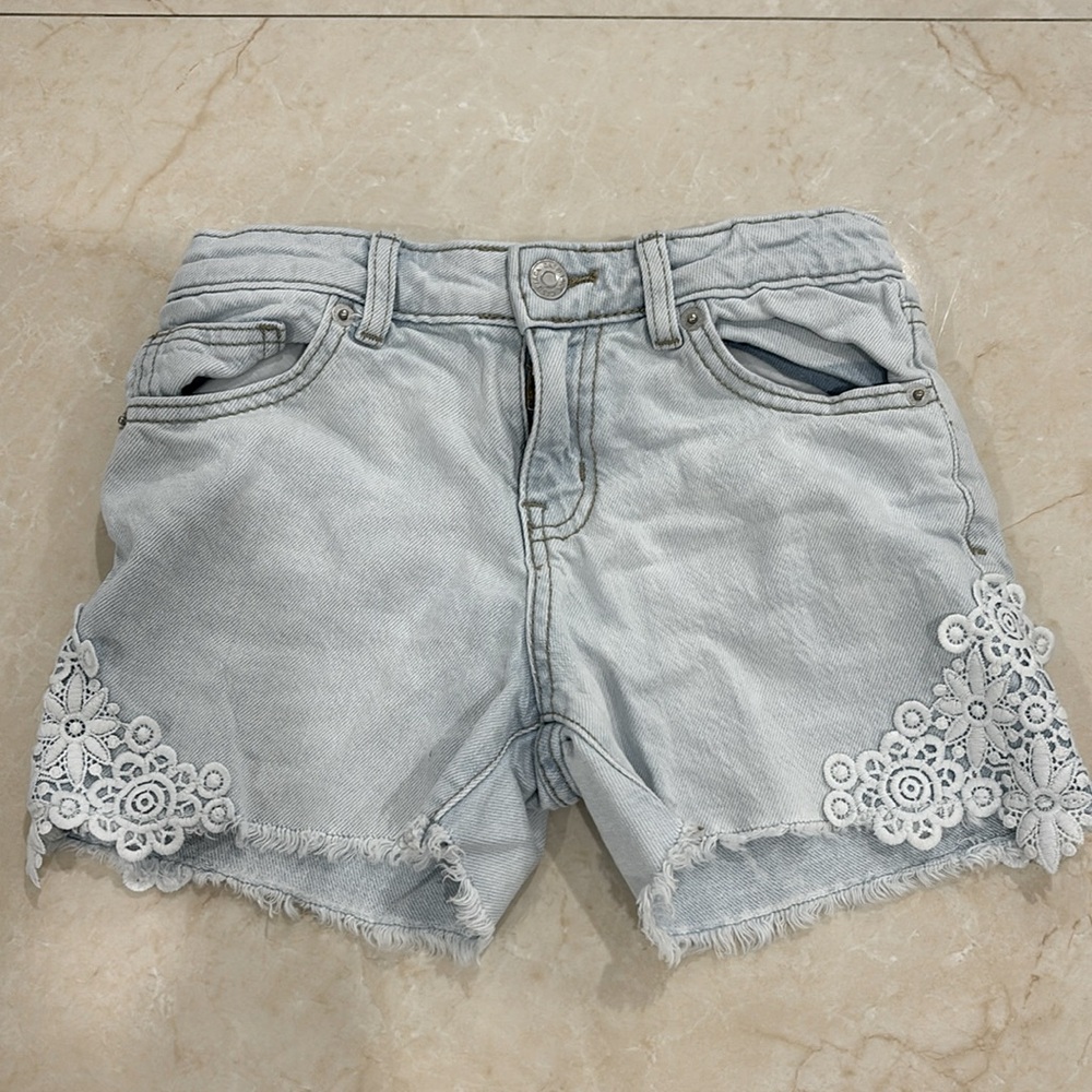 Denim shorts